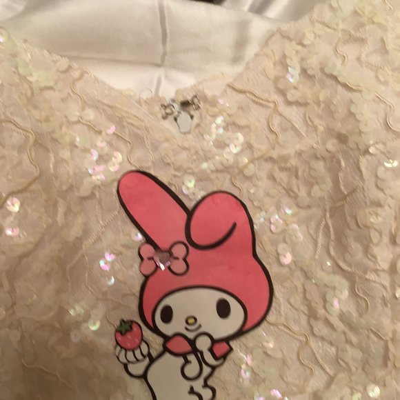 ADORABLE custom vintage  puff sleeve my meoldy corest and necklace set! - Picture 10 of 12